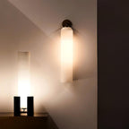 Applique murale moderne Arnvid en verre Noir