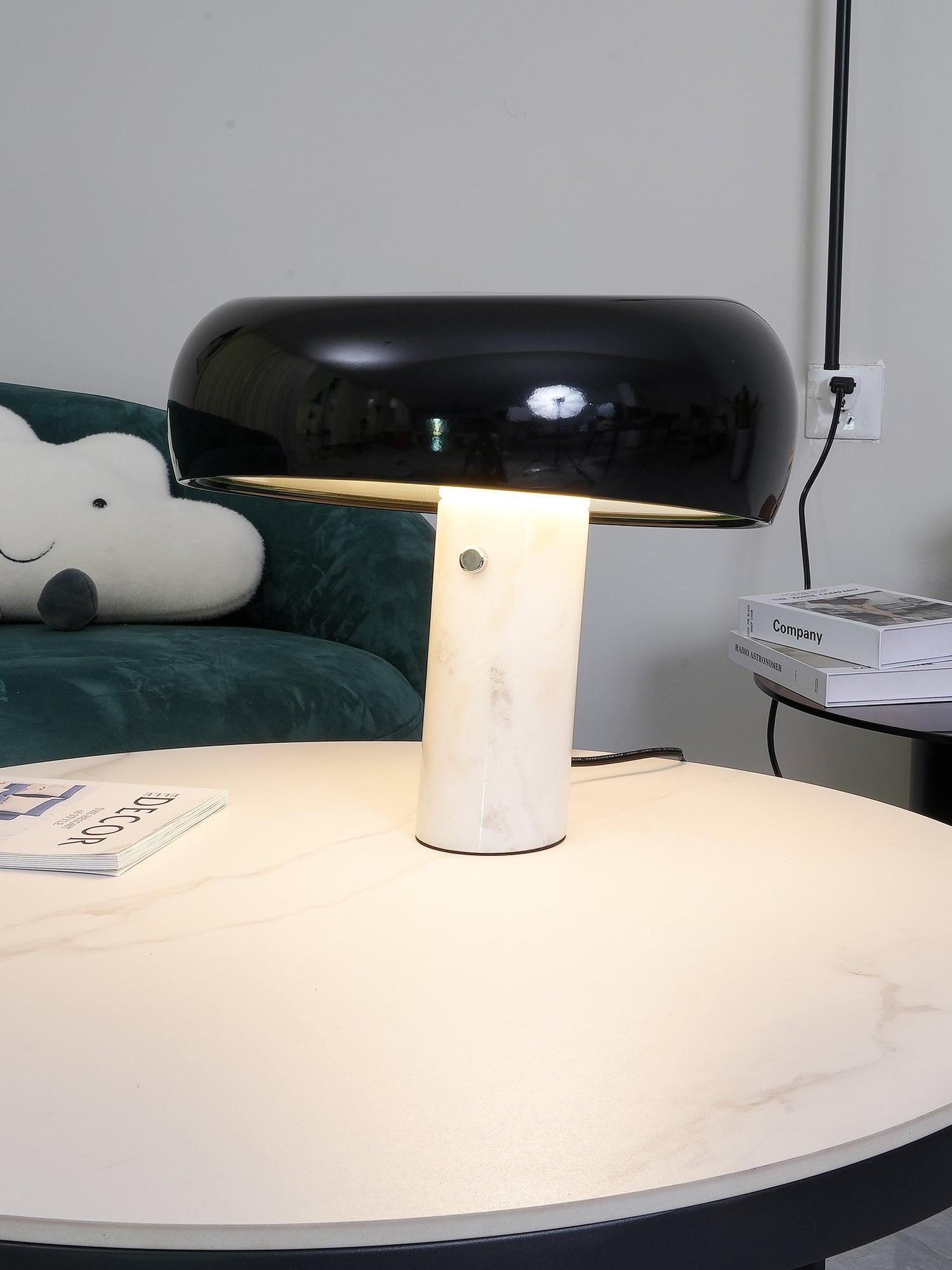 Lampe à poser moderne Kasper en Marbre Blanc