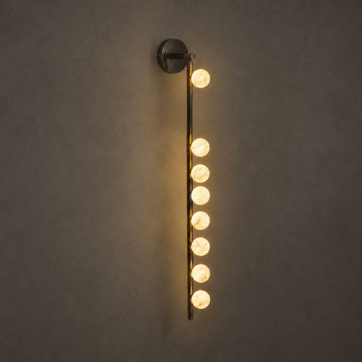 Asteria Alabaster Multi-Globe Wall Sconce
