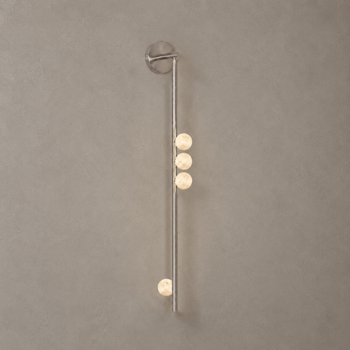 Asteria Alabaster Multi-Globe Wall Sconce
