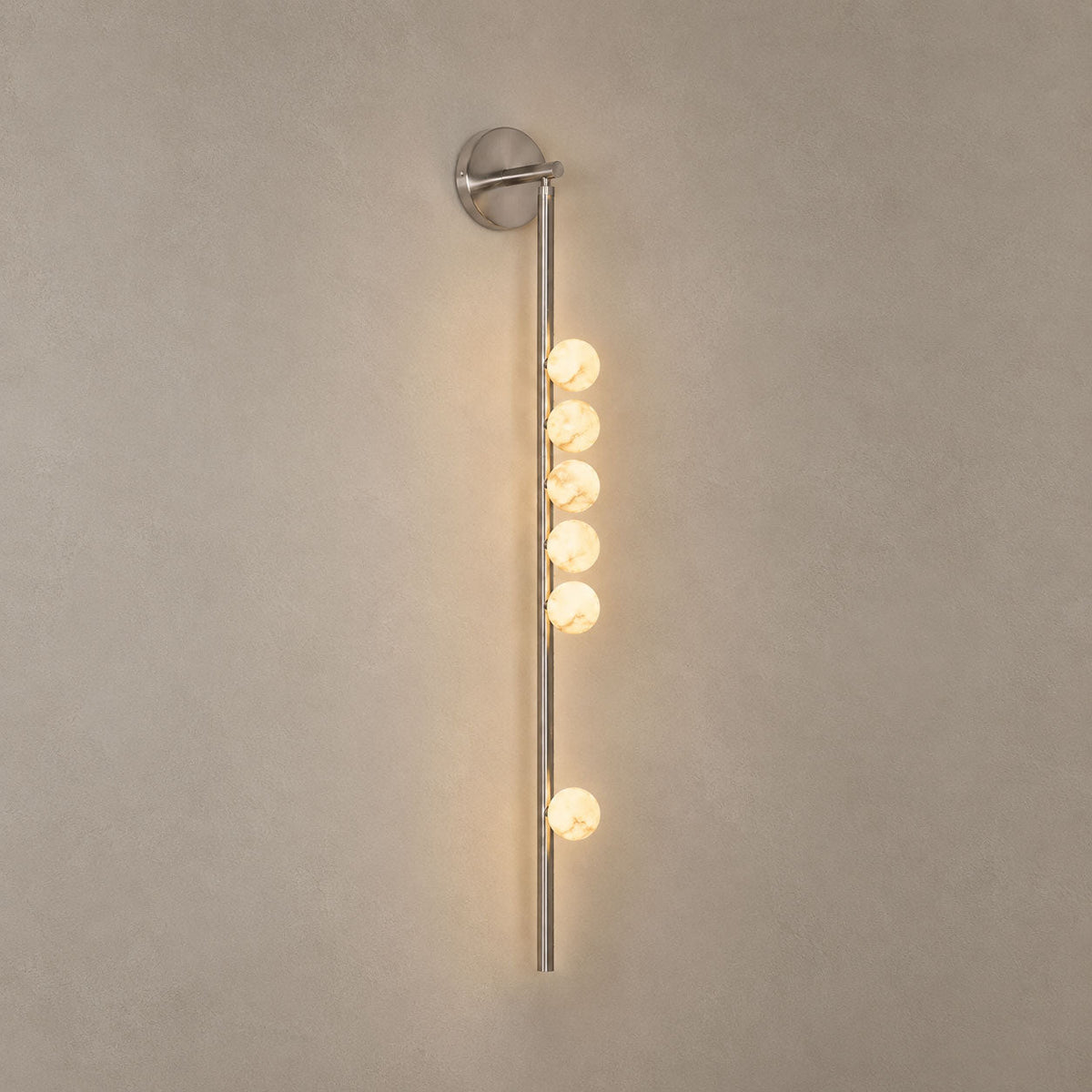 Asteria Alabaster Multi-Globe Wall Sconce