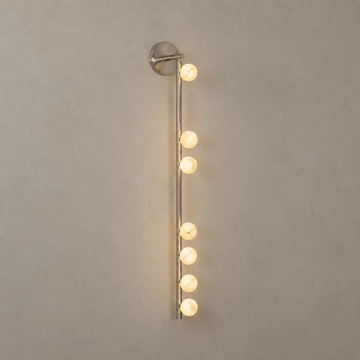 Asteria Alabaster Multi-Globe Wall Sconce
