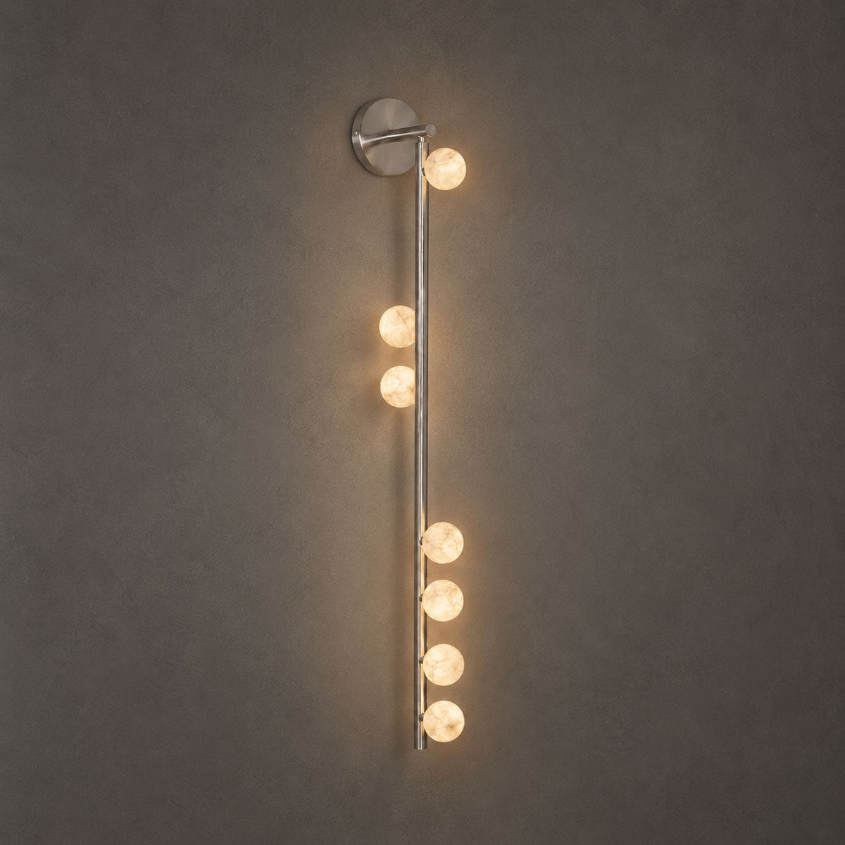 Asteria Alabaster Multi-Globe Wall Sconce
