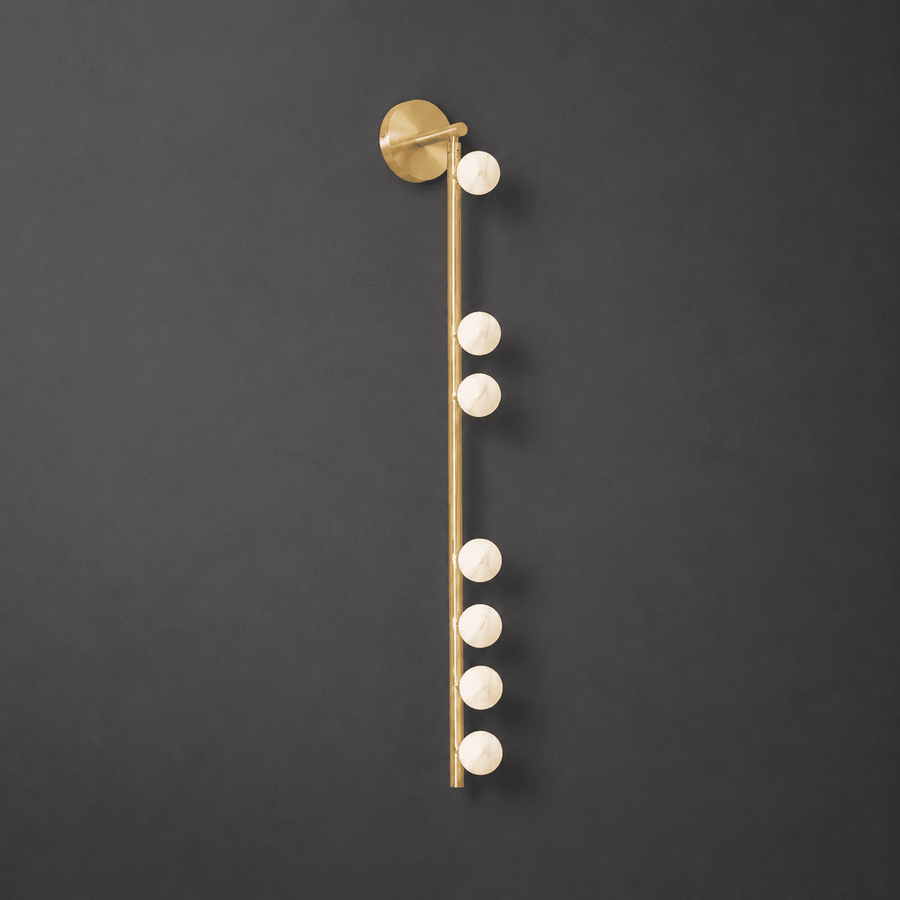 Asteria Alabaster Multi-Globe Wall Sconce
