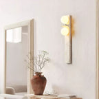 Applique murale moderne Rodulf en Travertin jaune