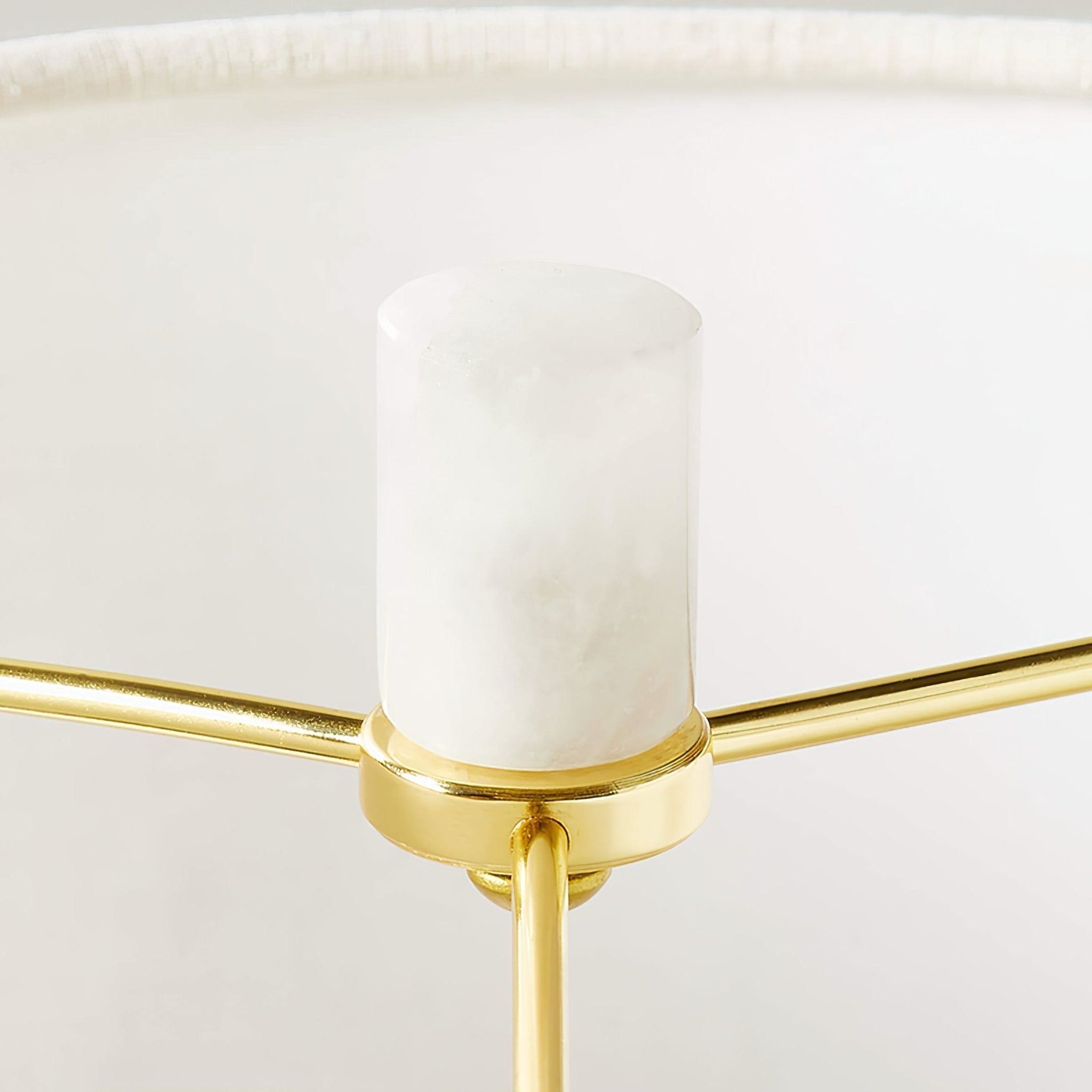 Lampe à poser moderne Gab en Albâtre Blanc