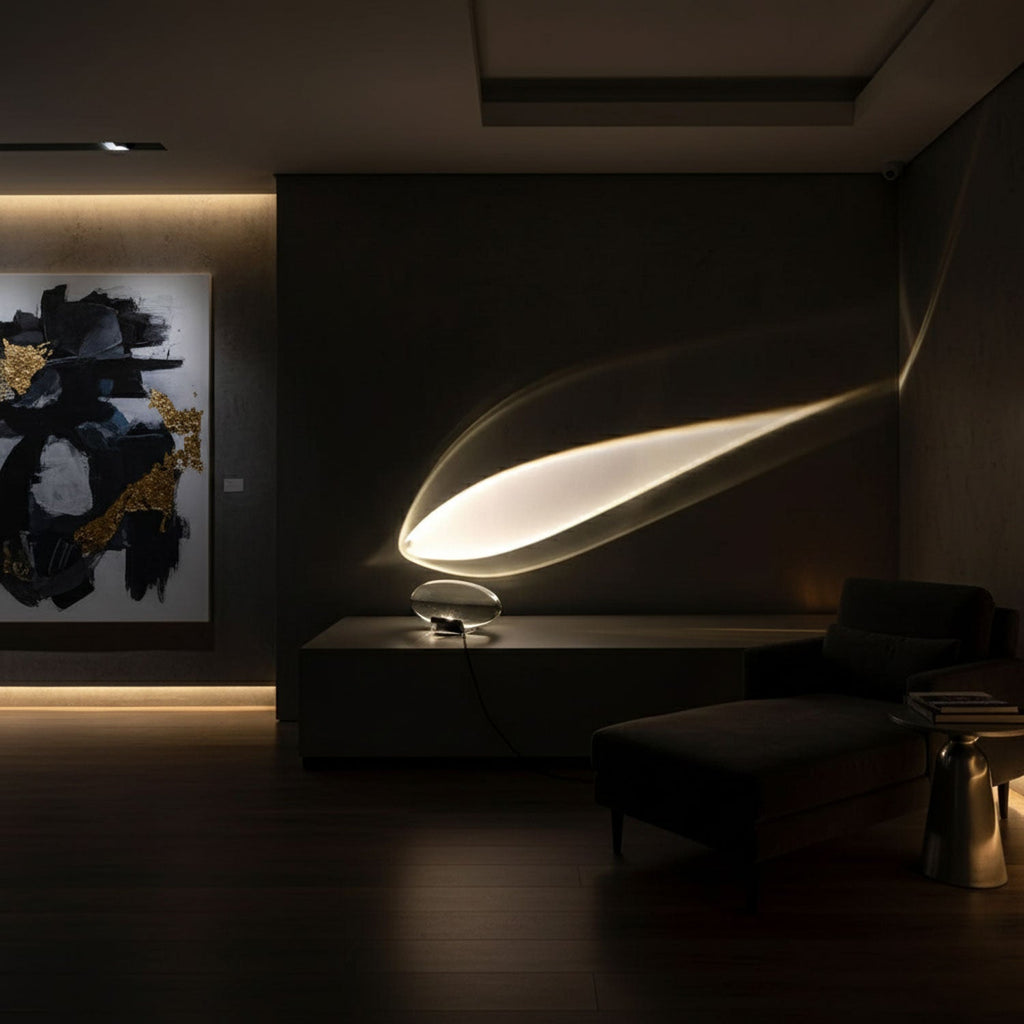 Lampe à poser moderne Kaarle en Verre