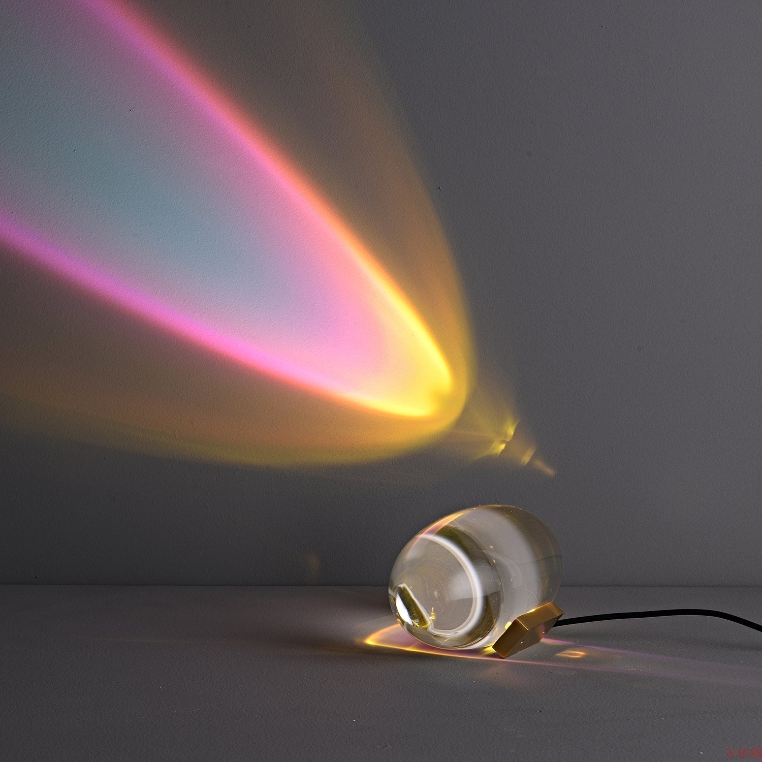 Lampe à poser moderne Kaarle en Verre
