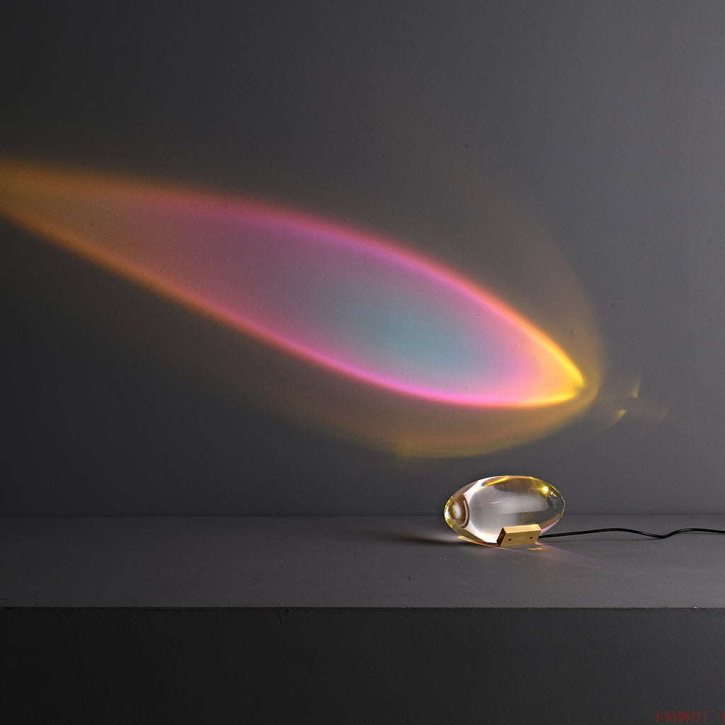 Lampe à poser moderne Kaarle en Verre