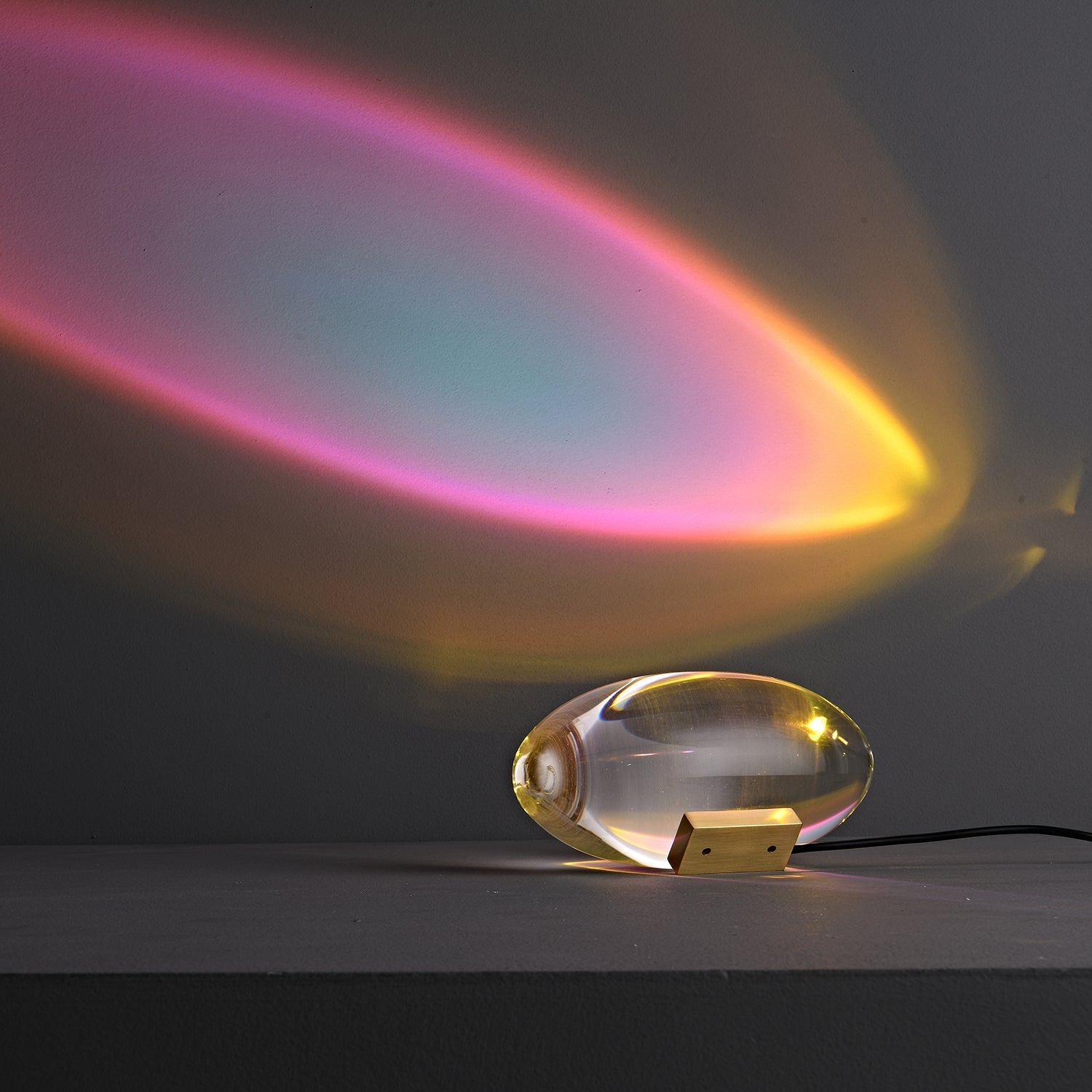 Lampe à poser moderne Kaarle en Verre
