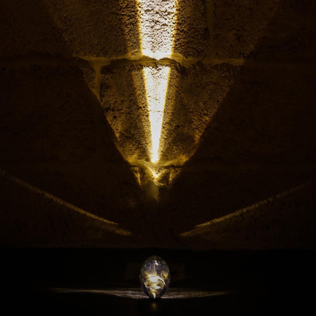 Lampe à poser moderne Kaarle en Verre