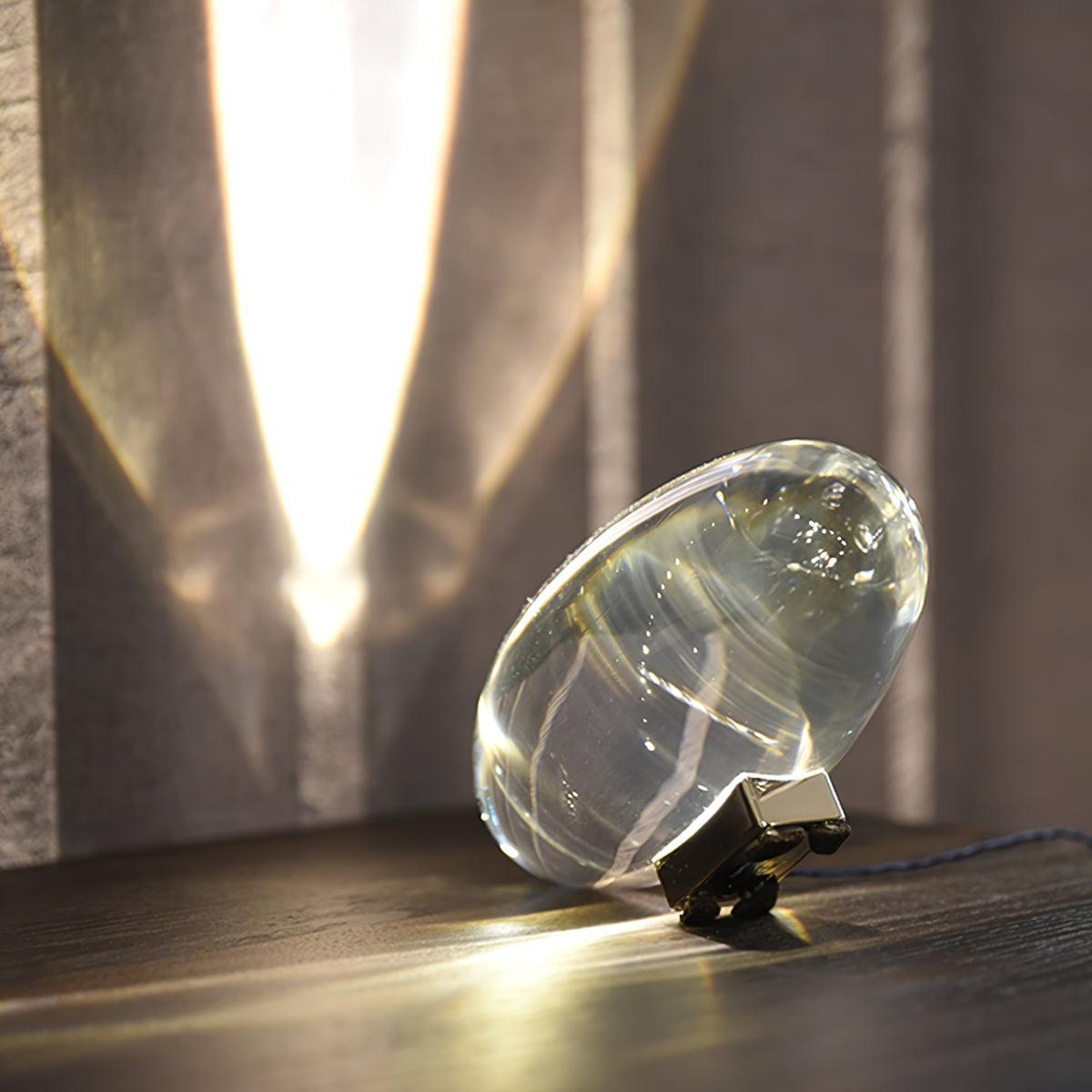 Lampe à poser moderne Kaarle en Verre