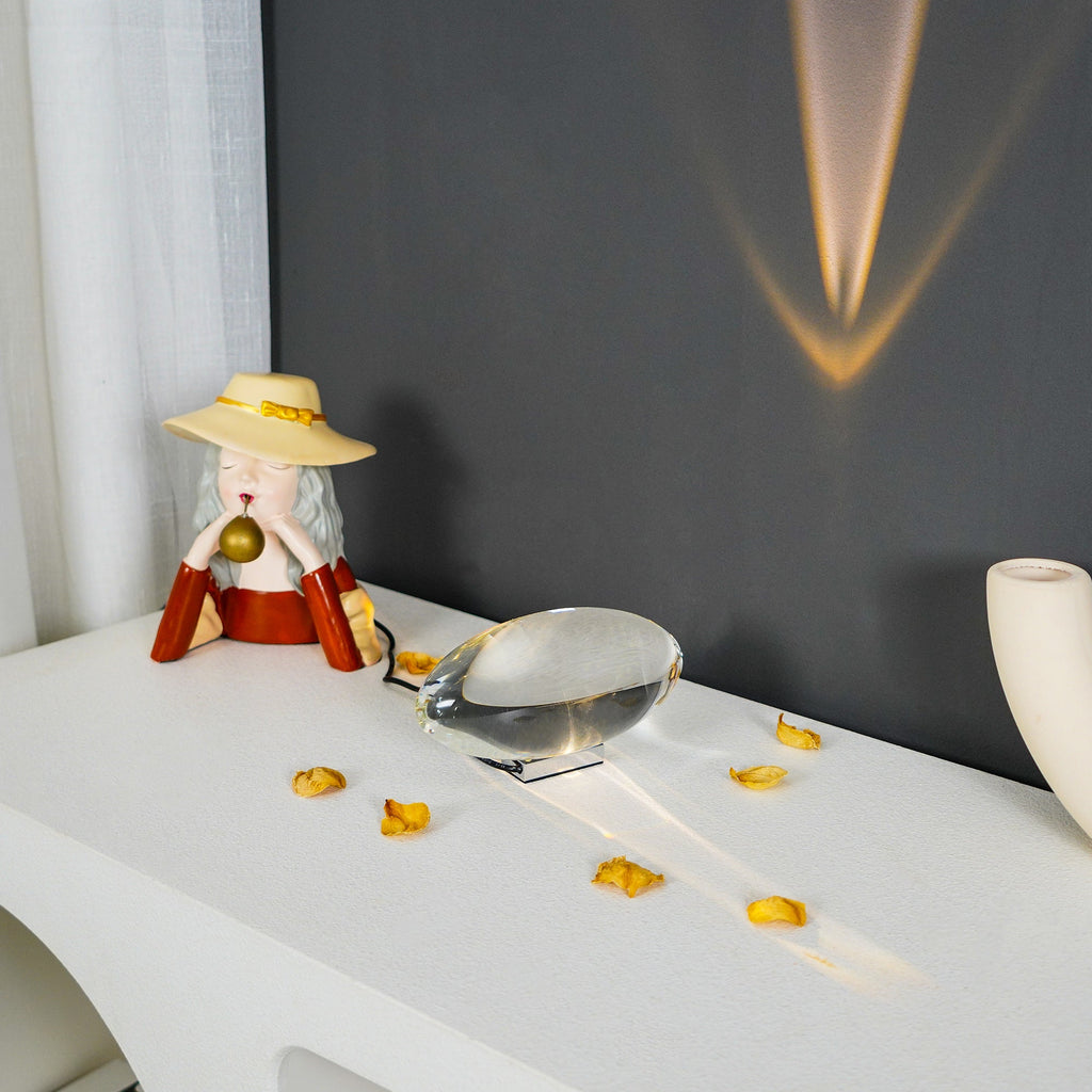 Lampe à poser moderne Kaarle en Verre