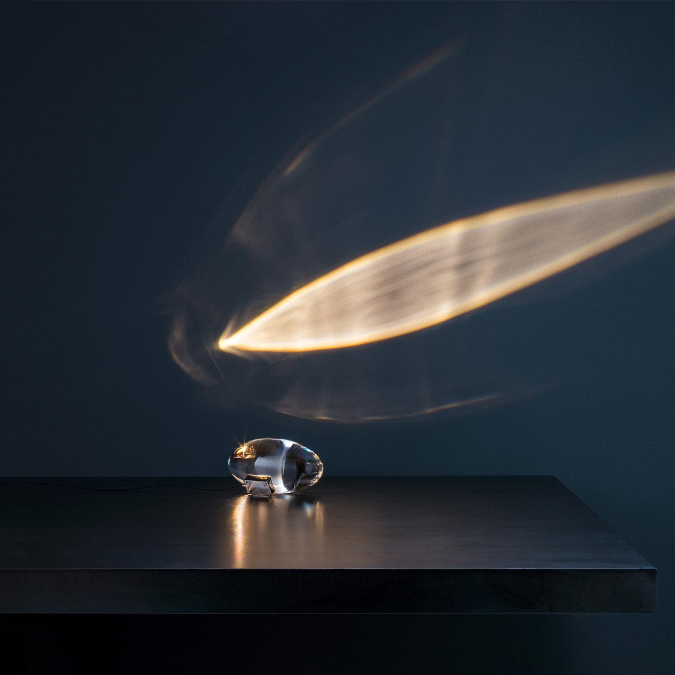 Lampe à poser moderne Kaarle en Verre