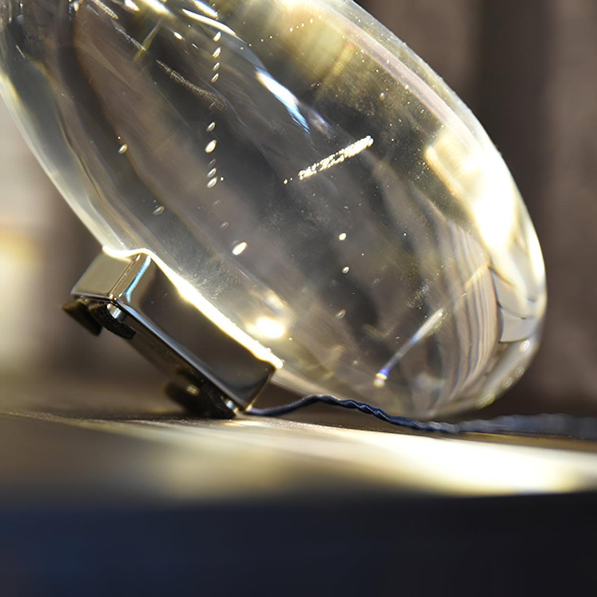 Lampe à poser moderne Kaarle en Verre