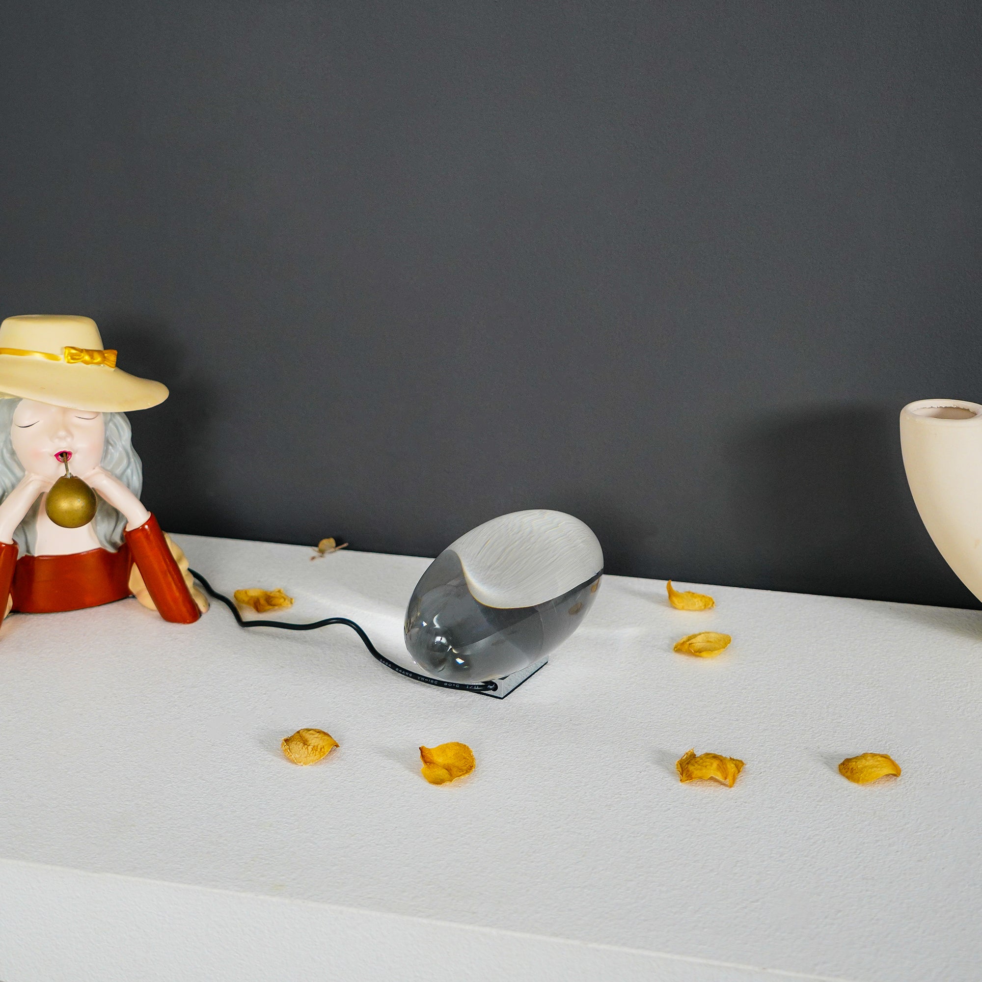 Lampe à poser moderne Kaarle en Verre
