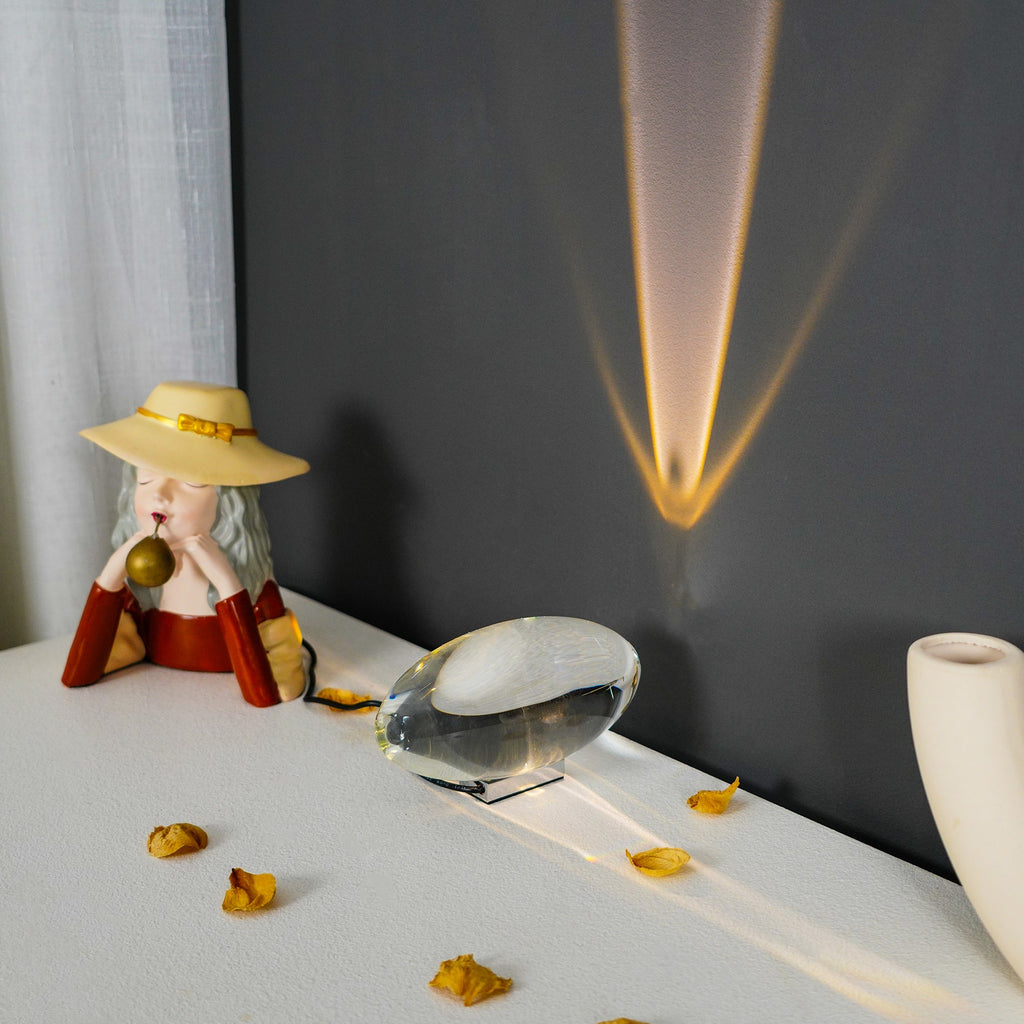 Lampe à poser moderne Kaarle en Verre