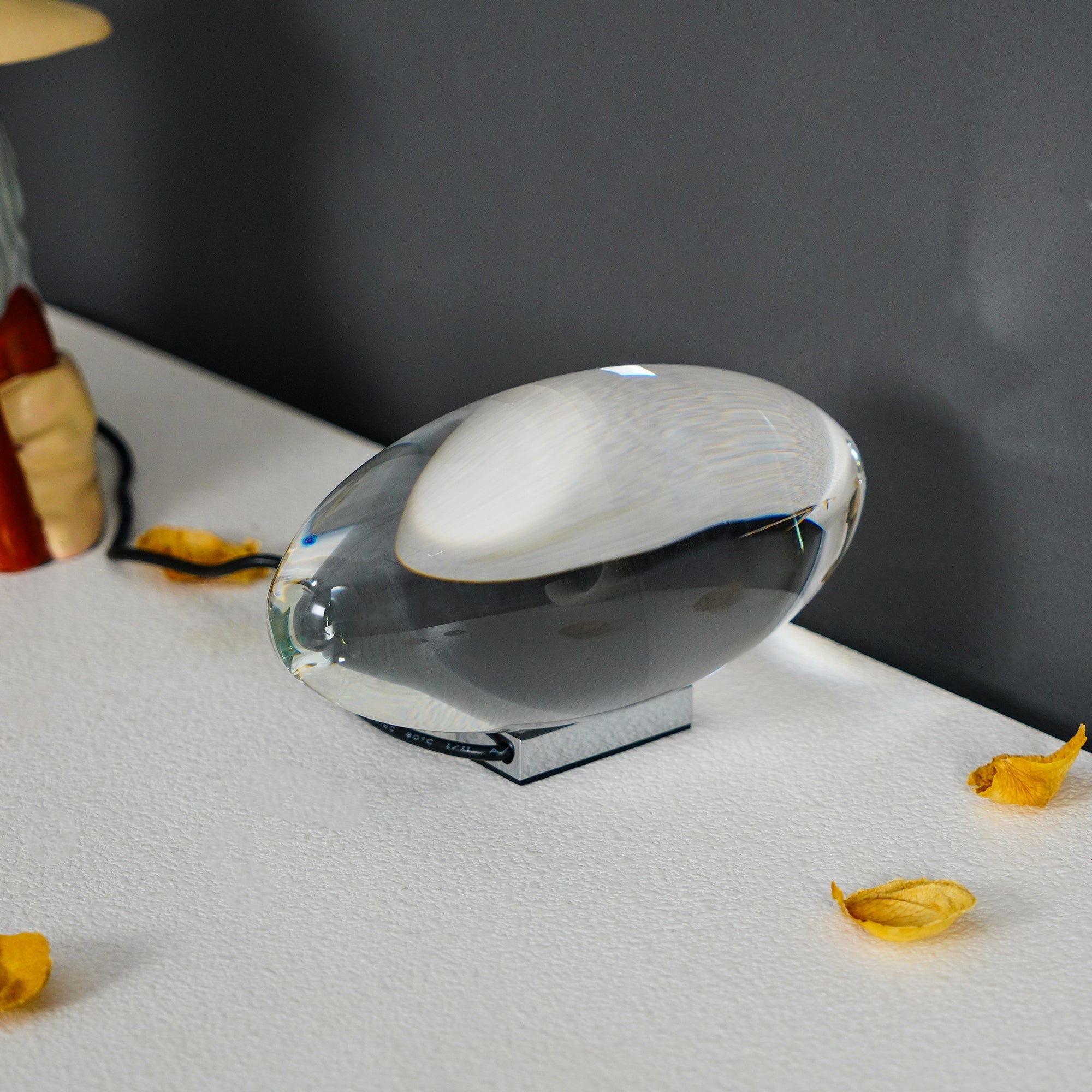Lampe à poser moderne Kaarle en Verre
