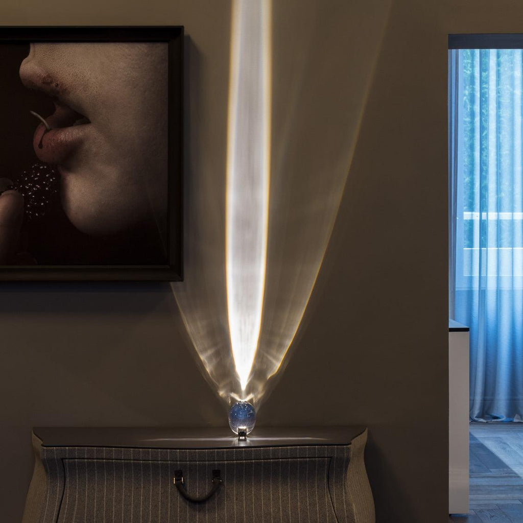 Lampe à poser moderne Kaarle en Verre
