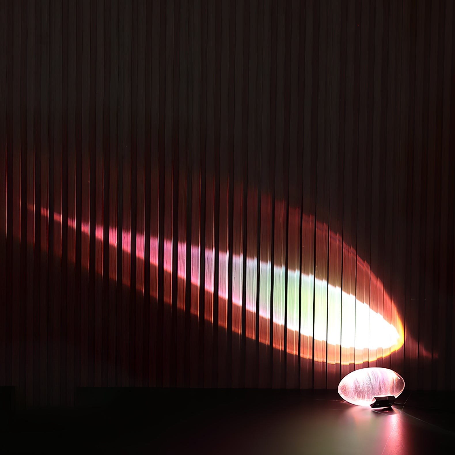 Lampe à poser moderne Kaarle en Verre