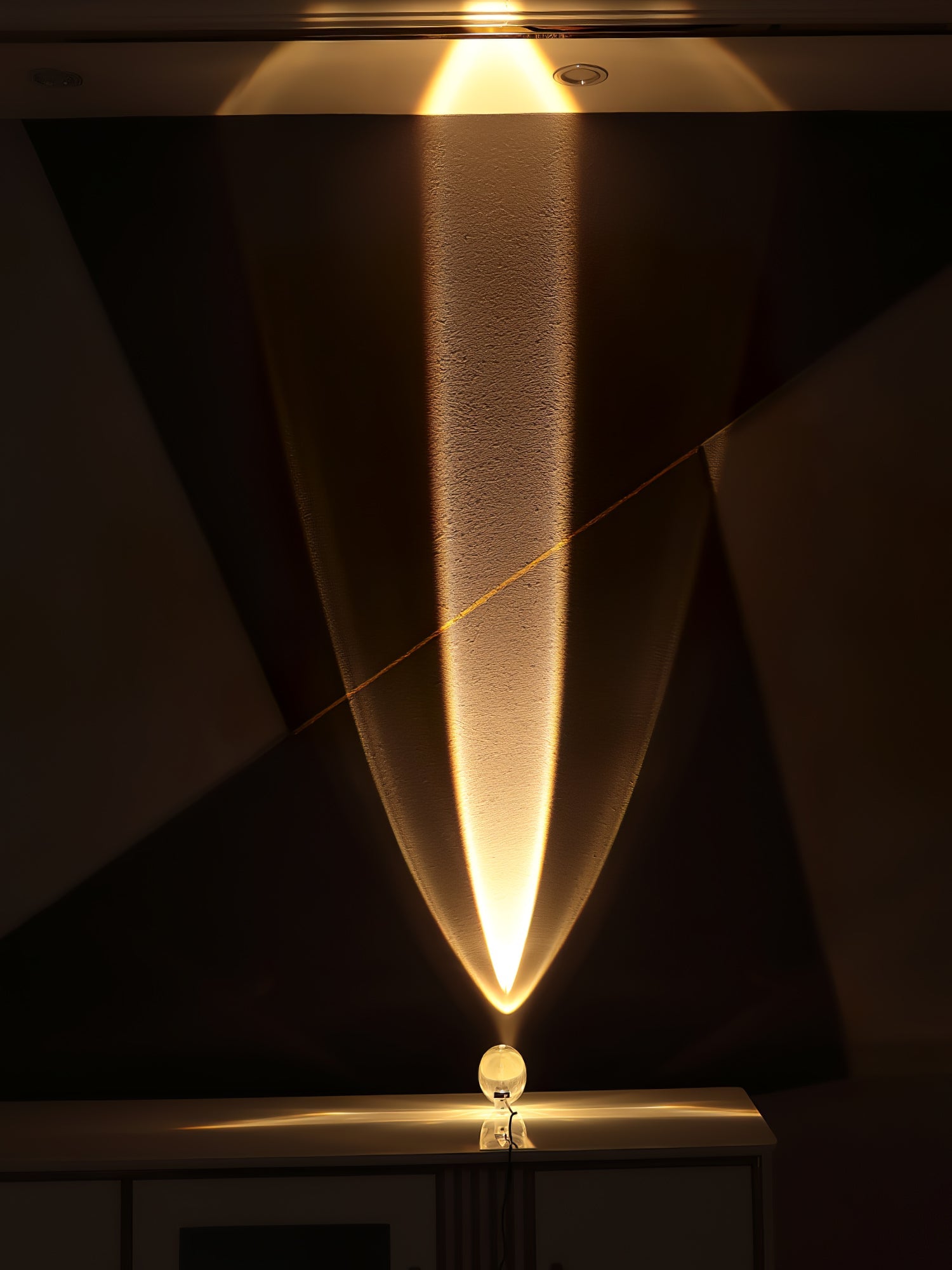Lampe à poser moderne Kaarle en Verre