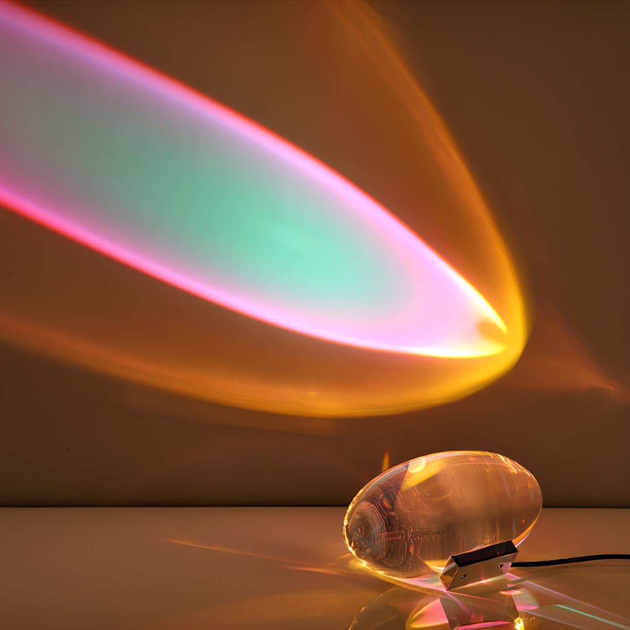 Lampe à poser moderne Kaarle en Verre