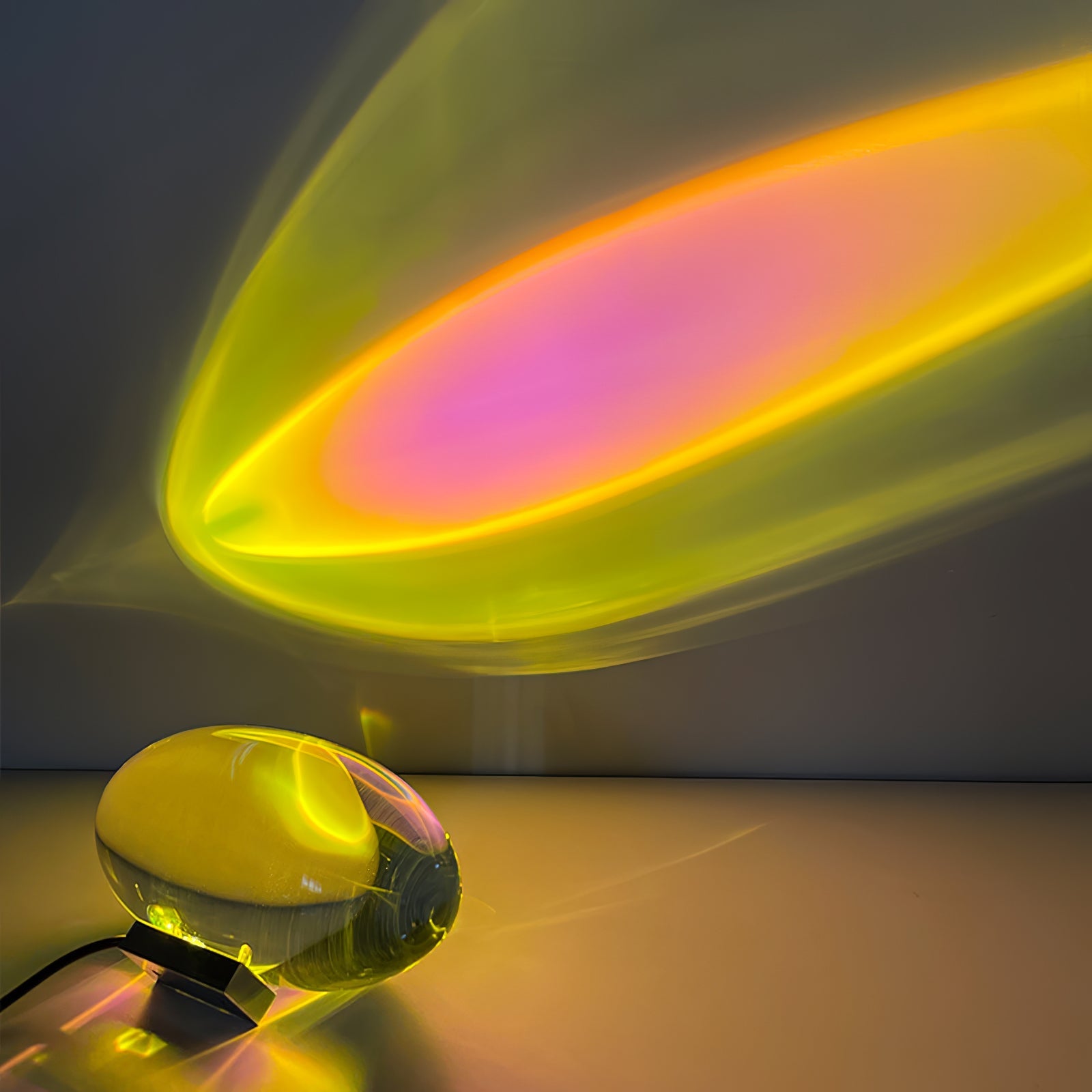 Lampe à poser moderne Kaarle en Verre