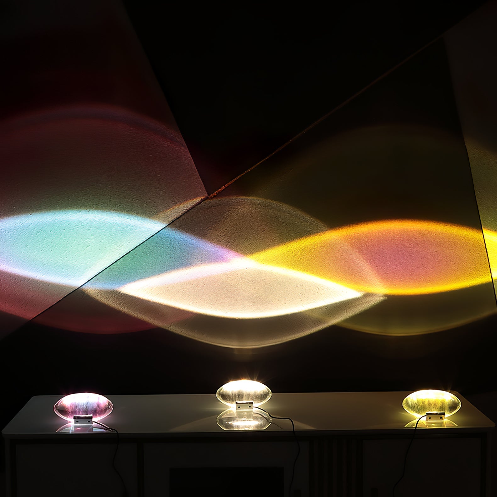 Lampe à poser moderne Kaarle en Verre