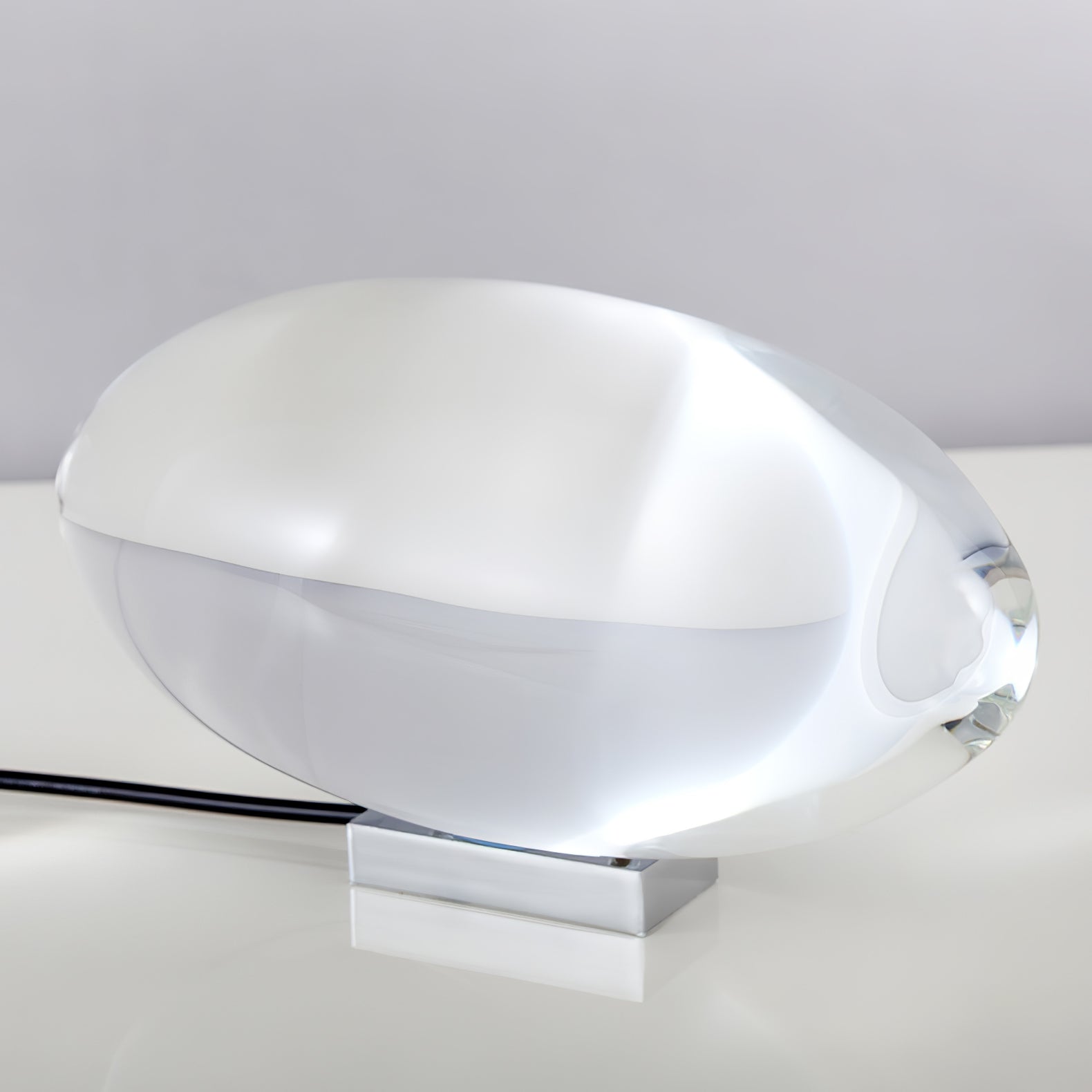 Lampe à poser moderne Kaarle en Verre