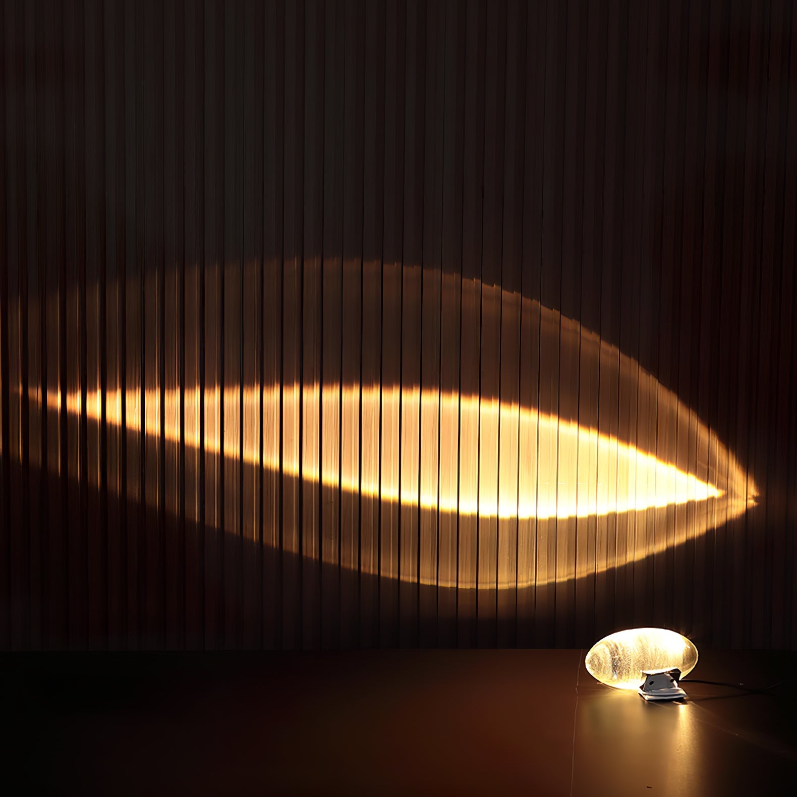 Lampe à poser moderne Kaarle en Verre