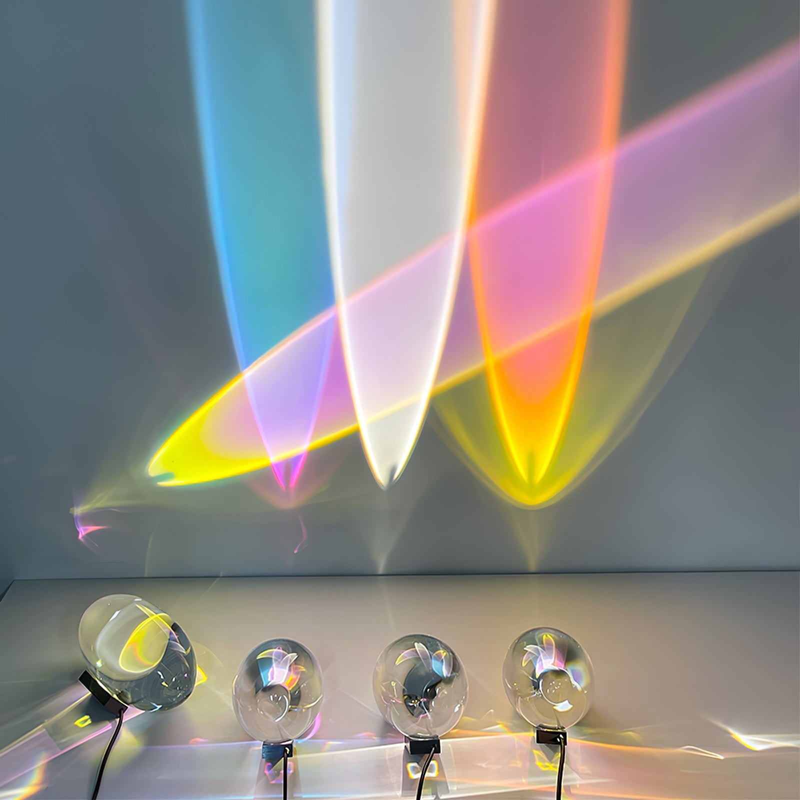 Lampe à poser moderne Kaarle en Verre