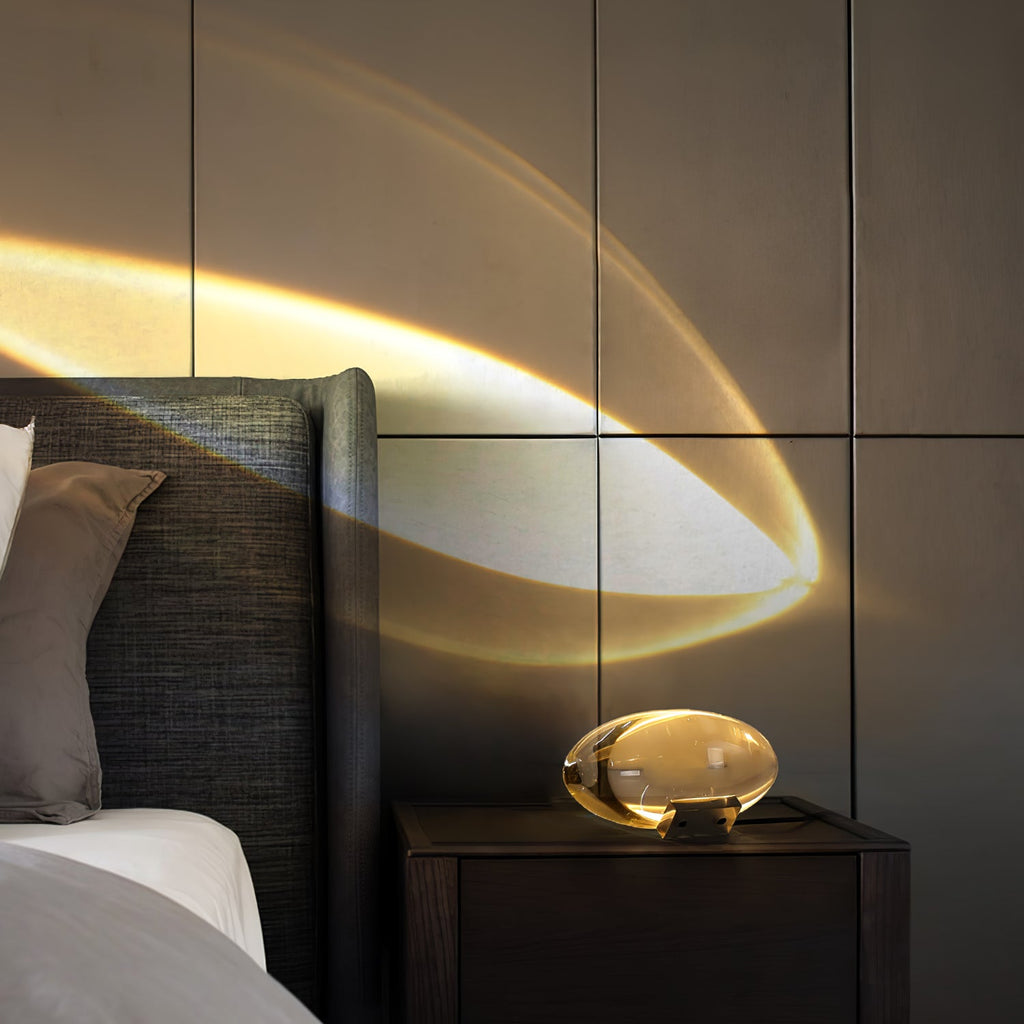 Lampe à poser moderne Kaarle en Verre