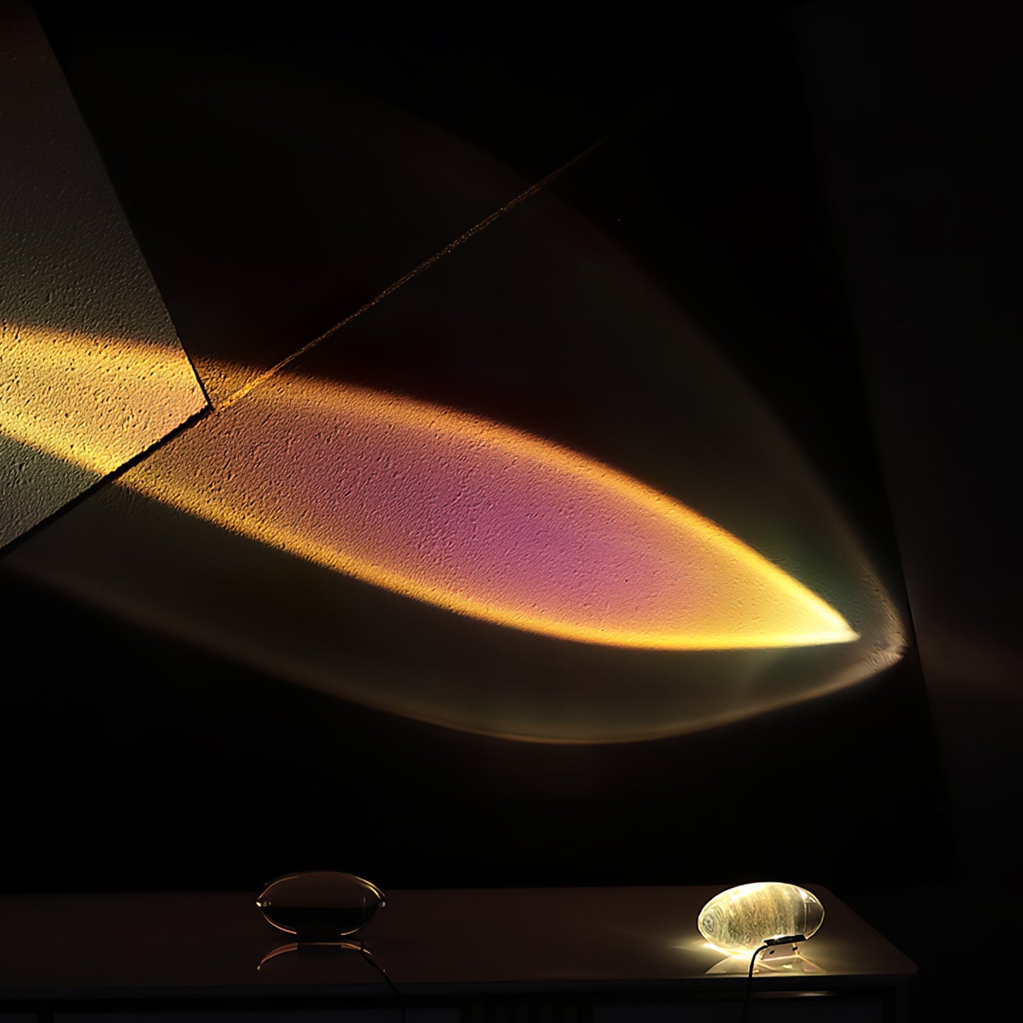 Lampe à poser moderne Kaarle en Verre