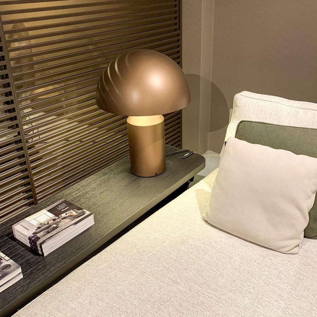 Lampe à poser moderne Sturla en métal Brillant blanc