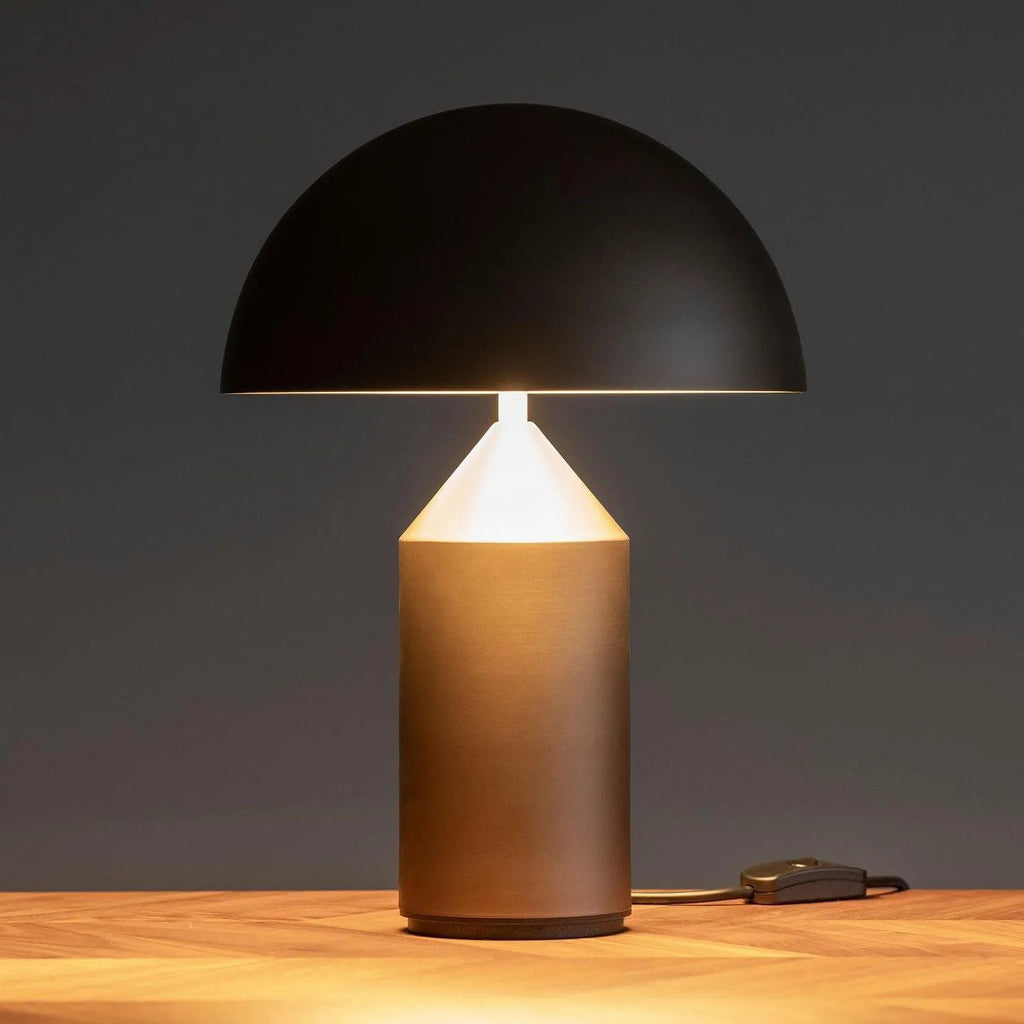 Lampe à poser moderne Sturla en métal Brillant blanc