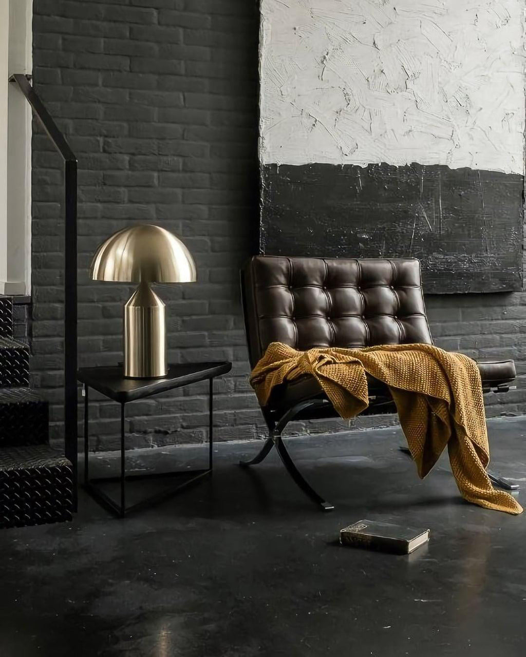 Lampe à poser moderne Sturla en métal Brillant blanc