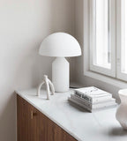 Lampe à poser moderne Sturla en métal Brillant noir