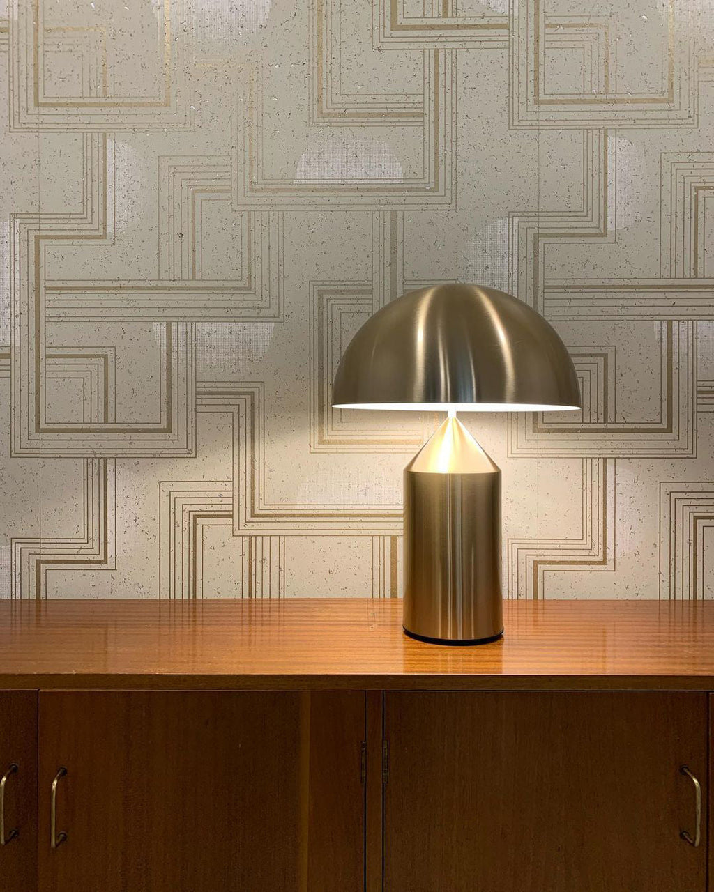 Lampe à poser moderne Sturla en métal Mat noir
