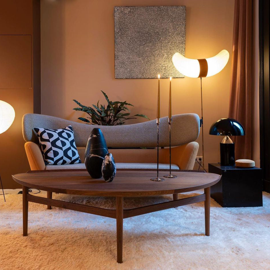 Lampe à poser moderne Sturla en métal Brillant blanc