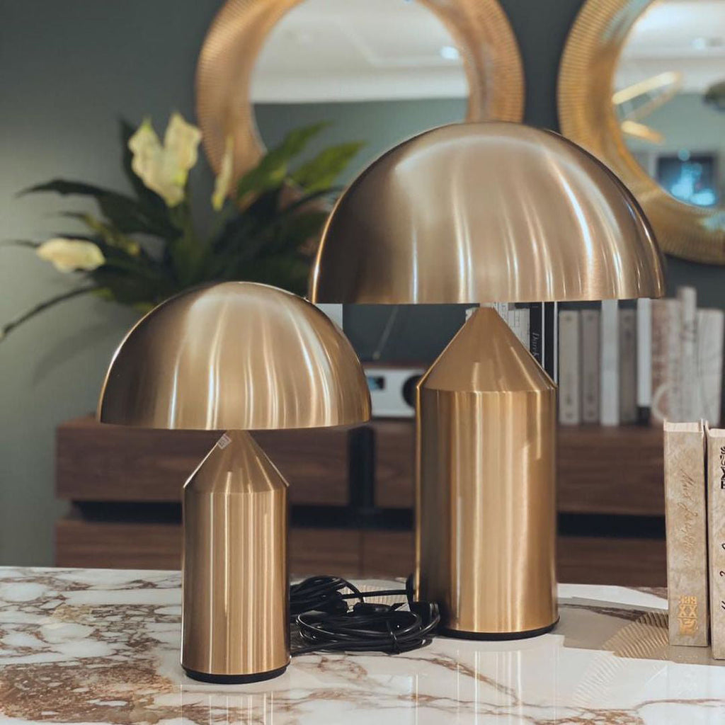 Lampe à poser moderne Sturla en métal Brillant noir