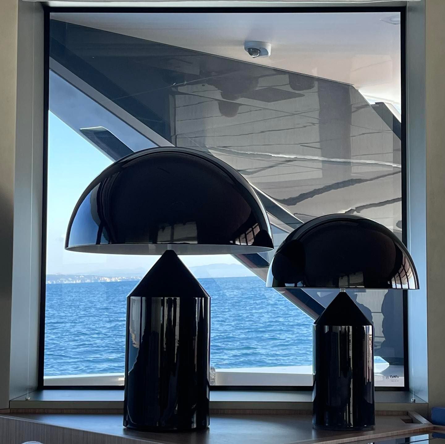 Lampe à poser moderne Sturla en métal Brillant blanc