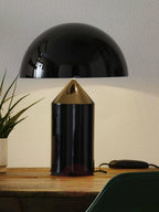 Lampe à poser moderne Sturla en métal Mat noir