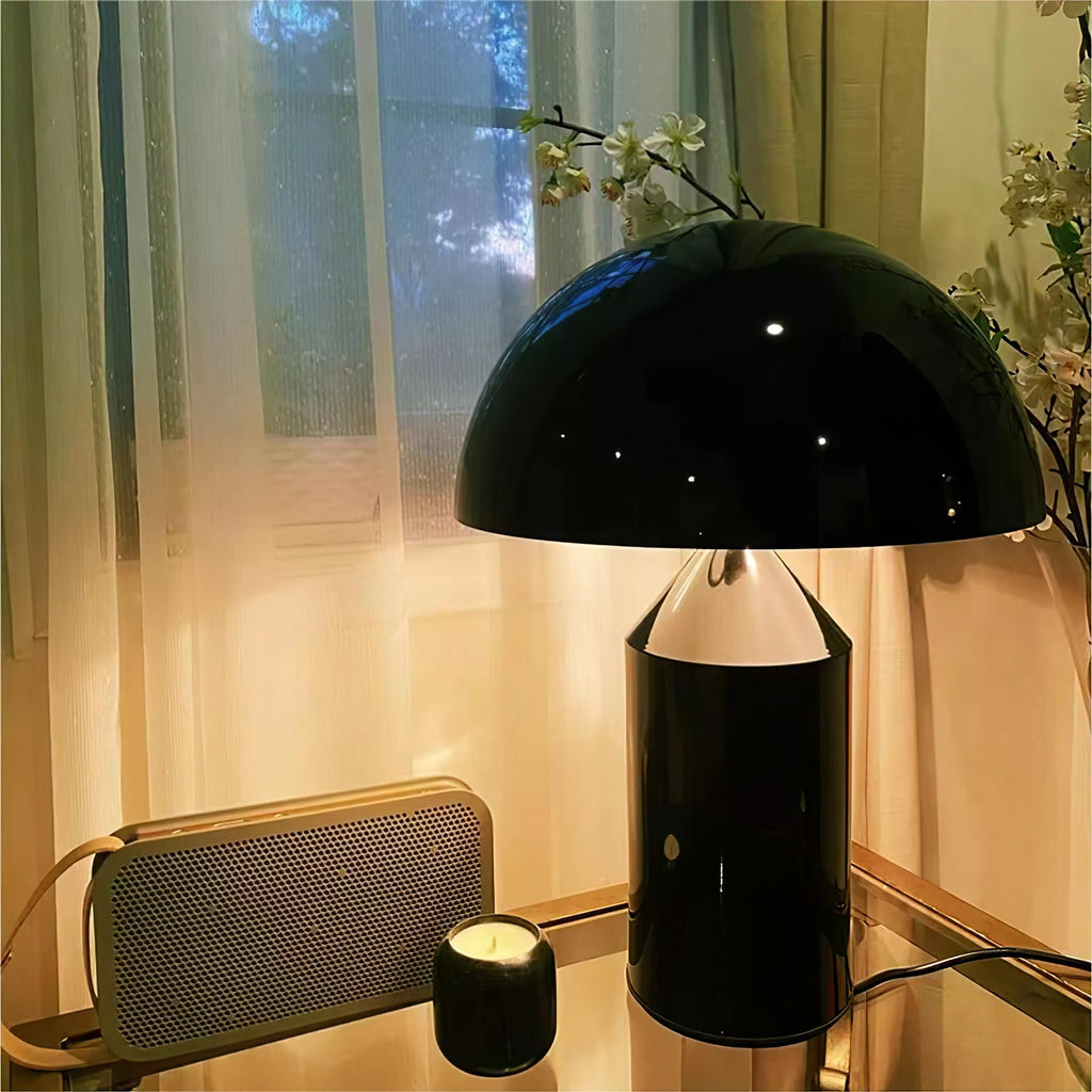 Lampe à poser moderne Sturla en métal Mat blanc