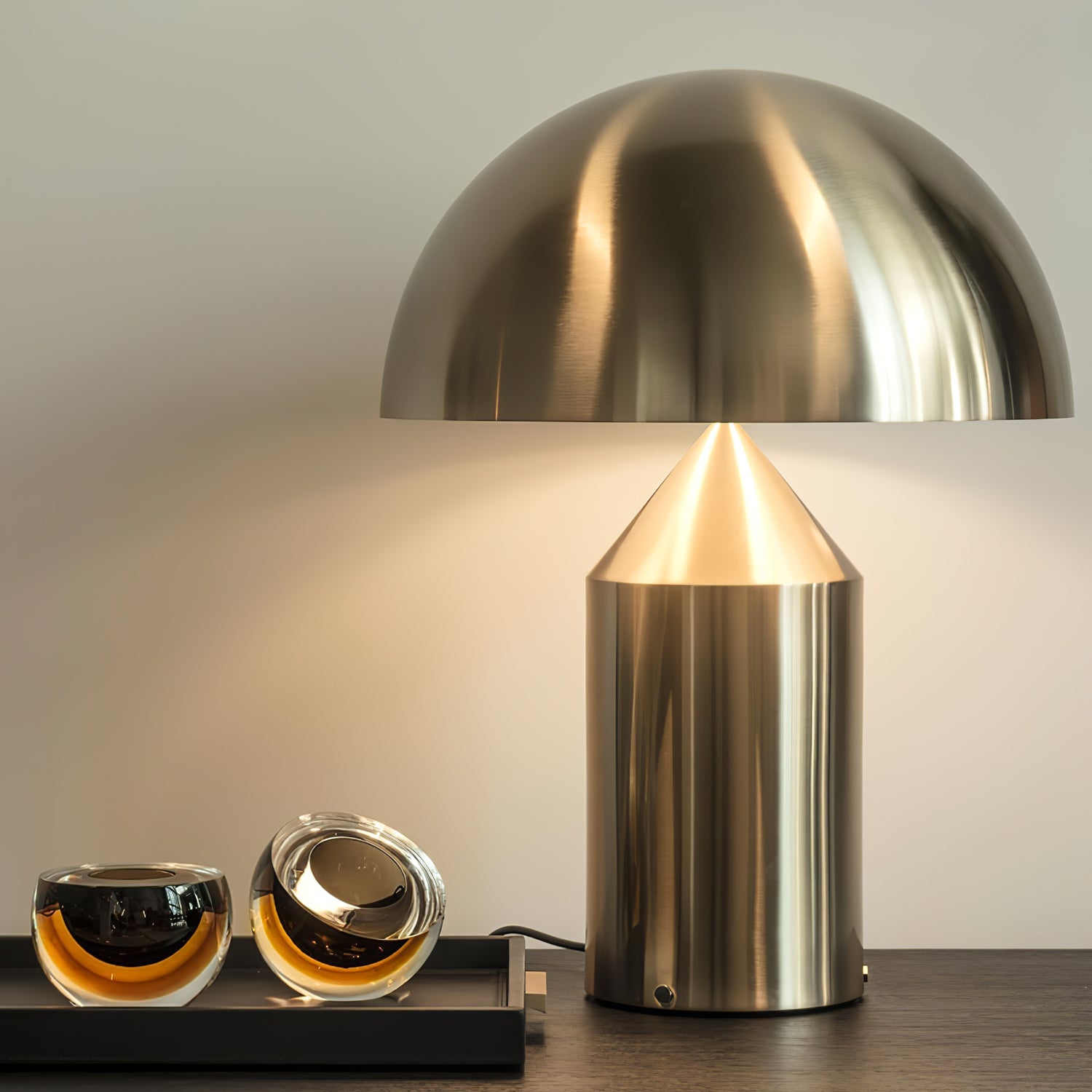 Lampe à poser moderne Sturla en métal Mat blanc