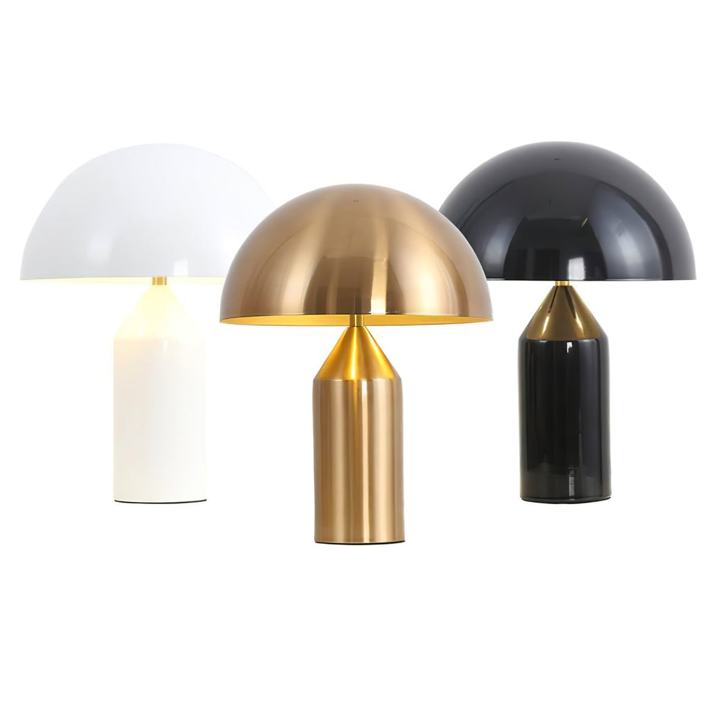 Lampe à poser moderne Sturla en métal Brillant blanc