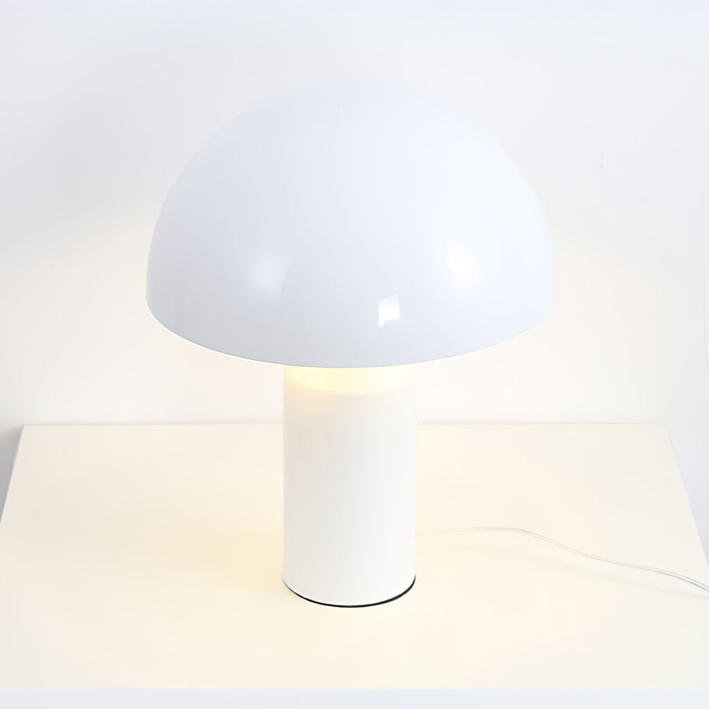 Lampe à poser moderne Sturla en métal Brillant blanc