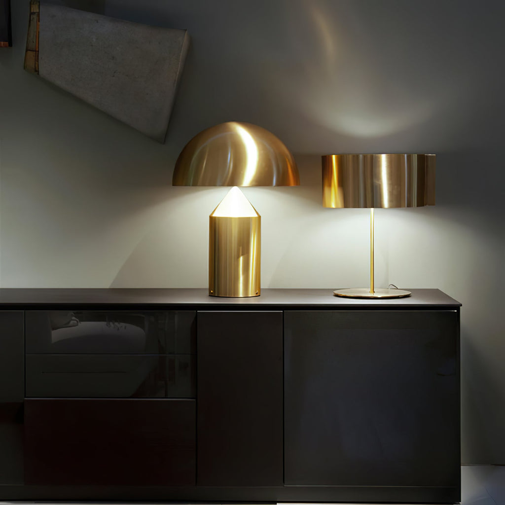 Lampe à poser moderne Sturla en métal Cuivre