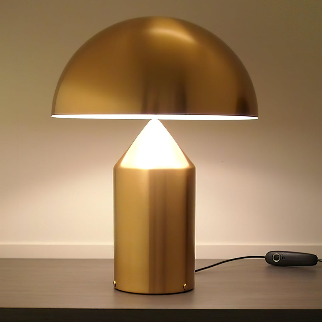 Lampe à poser moderne Sturla en métal Mat noir