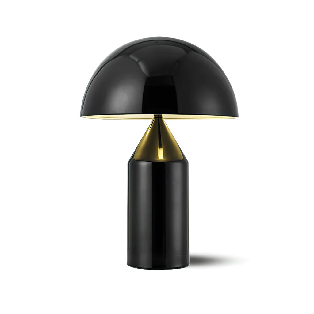 Lampe à poser moderne Sturla en métal Brillant noir
