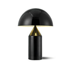 Lampe à poser moderne Sturla en métal Brillant noir